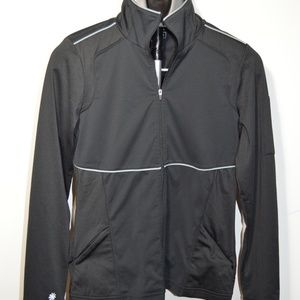 Athleta Women's Zip Athletic Light Weight Jacket Size Small Polyester Spandex